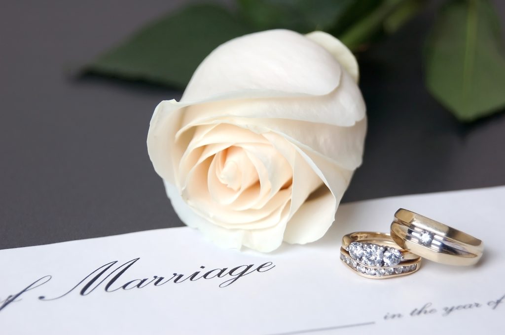 Certified marriage certificate required for name change after marriage